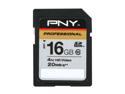 PNY Professional Series 16GB Secure Digital High-Capacity (SDHC) Flash Card Model P-SDH16G10-GE