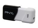 PNY Compact Attaché 16GB USB 2.0 Flash Drive P-FD16GCOM-GE