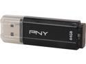 PNY 64GB Classic Attache USB 2.0 Flash Drive Model P-FD64GCLCAP-GES3