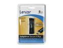 Lexar JumpDrive Secure II Plus 8GB Flash Drive (USB2.0 Portable) Model JDSEP8GB-431