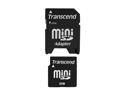 Transcend 2GB MiniSD Flash Card Model TS2GSDM