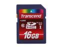Transcend 16GB Secure Digital High-Capacity (SDHC) UHS-I Flash Memory Card Model TS16GSDHC10U1