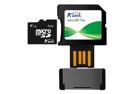 ADATA 1GB MicroSD Flash Card Model microSD trio 1G