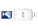 A-DATA 4GB Secure Digital high-Capacity(SDHC) + USB Class 6 Flash Card