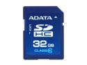 ADATA 32GB Class 10 Secure Digital High-Capacity (SDHC) Flash Card Model ASDH32GCL10-R