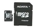 ADATA 16GB Class 10 Micro SDHC Flash Card with SD adaptor Model AUSDH16GCL10-RA1