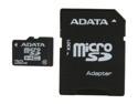 ADATA 32GB microSDHC Flash Card with Adapter Model AUSDH32GCL10-RA1