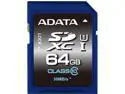 ADATA Premier 64GB Secure Digital Extended Capacity (SDXC) Flash Card Model ASDX64GUICL10-R