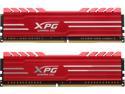 XPG GAMMIX D10 16GB (2 x 8GB) DDR4 2400 (PC4 19200) Desktop Memory Model AX4U240038G16-DRG