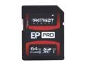 Patriot EP Pro Series 64GB UHS-1 Secure Digital Extended Capacity (SDXC) Flash Card Model PEF64GSXC10333