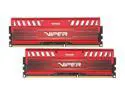 Patriot Viper 3 16GB (2 x 8GB) DDR3 1600 (PC3 12800) Desktop Memory Model PV316G160C0KRD