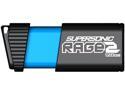 Patriot Memory 128GB Supersonic Rage 2 USB 3.1 Flash Drive, Up to 400MB/s Transfer Speed, Durable Rubber Housing (PEF128GSR2USB)
