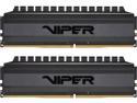 Patriot Viper 4 Blackout Series 16GB (2 x 8GB) 288-Pin DDR4 SDRAM DDR4 3200 (PC4 25600) AMD Compatible Desktop Memory Model PVB416G320C6K
