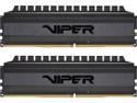 Patriot Viper 4 Blackout Series 64GB (2 x 32GB) 288-Pin DDR4 SDRAM DDR4 3600 (PC4 28800) Intel XMP 2.0 Desktop Memory Model PVB464G360C8K, AMD Compatible