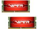 Patriot Viper 16GB (2 x 8GB) 260-Pin DDR4 SO-DIMM DDR4 2400 (PC4 19200) Memory (Notebook Memory) Model PV416G240C5SK