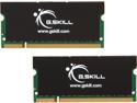 G.SKILL 4GB (2 x 2GB) 200-Pin DDR2 SO-DIMM DDR2 667 (PC2 5300) Dual Channel Kit Laptop Memory Model F2-5300CL5D-4GBSK