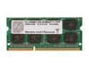 G.SKILL 4GB 204-Pin DDR3 SO-DIMM DDR3 1333 (PC3 10666) Laptop Memory Model F3-10666CL9S-4GBSQ