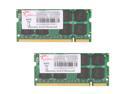 G.SKILL 8GB (2 x 4GB) 200-Pin DDR2 SO-DIMM DDR2 800 (PC2 6400) Laptop Memory Model F2-6400CL6D-8GBSQ