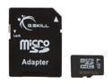 G.SKILL 8GB microSDHC Flash Card Model FF-TSDG8GA-C6
