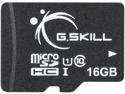G.Skill 16GB microSDHC UHS-I/U1 Class 10 Memory Card with Adapter (FF-TSDG16GA-C10)