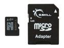 G.SKILL 16GB microSDHC Flash Card Model FF-TSDG16GA-C6