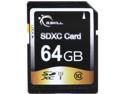 G.Skill 64GB SDXC UHS-I/U1 Class 10 Memory Card (FF-SDXC64GN-U1)
