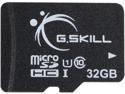 G.Skill 32GB microSDHC UHS-I/U1 Class 10 Memory Card without Adapter (FF-TSDG32GN-C10)