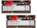 G.SKILL Ripjaws Series 16GB (2 x 8GB) 204-Pin DDR3 SO-DIMM DDR3 1866 (PC3 14900) Laptop Memory Model F3-1866C10D-16GRSL