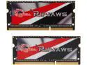 G.SKILL Ripjaws Series 16GB (2 x 8GB) 204-Pin DDR3 SO-DIMM DDR3L 2133 (PC3L 17000) Laptop Memory Model F3-2133C11D-16GRSL