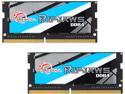 G.SKILL Ripjaws Series 16GB (2 x 8GB) 260-Pin DDR4 SO-DIMM DDR4 2400 (PC4 19200) Laptop Memory Model F4-2400C16D-16GRS