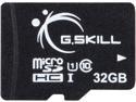G.Skill 32GB microSDHC UHS-I/U1 Class 10 Memory Card with OTG (FF-TSDHC32GC-U1)