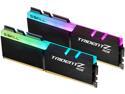 G.SKILL TridentZ RGB Series 32GB (2 x 16GB) 288-Pin PC RAM DDR4 2400 (PC4 19200) Desktop Memory Model F4-2400C15D-32GTZR