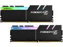 G.SKILL TridentZ RGB Series 32GB (2 x 16GB) 288-Pin PC RAM DDR4 2400 (PC4 19200) AMD X370 / X399 Desktop Memory Model F4-2400C15D-32GTZRX