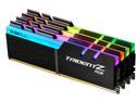 G.SKILL Trident Z RGB (For AMD) 32GB (4 x 8GB) DDR4 3200 (PC4 25600) AMD X399 Desktop Memory Model F4-3200C14Q-32GTZRX
