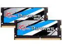 G.SKILL Ripjaws SO-DIMM 16GB (2 x 8GB) 260-Pin DDR4 SO-DIMM DDR4 3200 (PC4 25600) Laptop Memory Model F4-3200C18D-16GRS