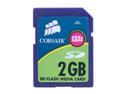 CORSAIR 2GB Secure Digital (SD) Flash Card Model CMFSD133-2GB