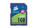 CORSAIR 1GB Secure Digital (SD) Flash Card Model CMFSD133-1GB