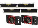 CORSAIR Vengeance LPX 16GB (4 x 4GB) DDR4 3200 (PC4 25600) Memory Kit, Corsair Vengeance Airflow Included Model CMK16GX4M4B3200C15