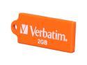 Verbatim TUFF-'N'-TINY 2GB Flash Drive (USB2.0 Portable / Orange) Model 96814