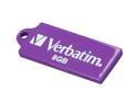 Verbatim TUFF-'N'-TINY 8GB Flash Drive (USB2.0 Portable / Purple) Model 96816