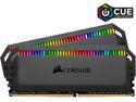 CORSAIR Dominator Platinum RGB 16GB (2 x 8GB) DDR4 3200 (PC4 25600) Desktop Memory Model CMT16GX4M2C3200C16