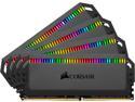 CORSAIR Dominator Platinum RGB 32GB (4 x 8GB) DDR4 3200 (PC4 25600) Desktop Memory Model CMT32GX4M4C3200C14