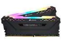 CORSAIR Vengeance RGB Pro 64GB (2 x 32GB) 288-Pin PC RAM DDR4 3200 (PC4 25600) Desktop Memory Model CMW64GX4M2E3200C16