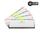 CORSAIR Dominator Platinum RGB 64GB (4 x 16GB) DDR4 3200 (PC4 25600) Desktop Memory Model CMT64GX4M4C3200C16W
