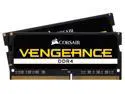 CORSAIR Vengeance 32GB (2 x 16GB) 260-Pin DDR4 SO-DIMM DDR4 2933 (PC4 23400) Laptop Memory Model CMSX32GX4M2A2933C20