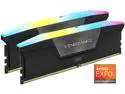 CORSAIR Vengeance RGB 32GB (2 x 16GB) 288-Pin PC RAM DDR5 6000 (PC5 48000) XMP 3.0 AMD EXPO Desktop Memory Model CMH32GX5M2D6000Z36K