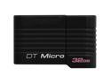 Kingston DataTraveler Micro 32 GB USB 2.0 Flash Drive - Black