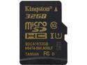 Kingston 32GB MicroSDHC UHS-I/U1 Class 10 Memory Card, Speed Up to 90 MB/s (SDCA10/32GBSP)