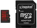 Kingston 32GB MicroSDHC UHS-I/U3 Class 10 Memory Card with Adapter, Speed Up to 90 MB/s (SDCA3/32GB)