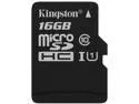 Kingston 16GB MicroSDHC UHS-I/U1 Class 10 Memory Card with Adapter (SDC10G2/16GB)